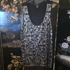 Express Sequin Tank Top
